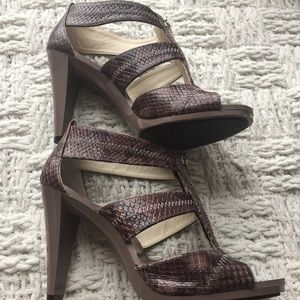 Michael Kors snake skin heels